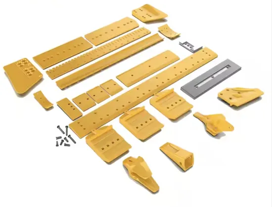Pièces de rechange d'attachement de machines d'accessoires d'usure de bulldozer de forgeage à chaud pour chargeuse sur pneus